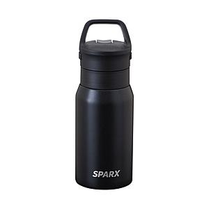 ATLUS(アトラス) 真空断熱炭酸ボトル [370ml] SPARX ASO-370BK [炭酸対応] SPARX  ASO-370BK ［炭酸対応］ 【864】 [振込不可] | 