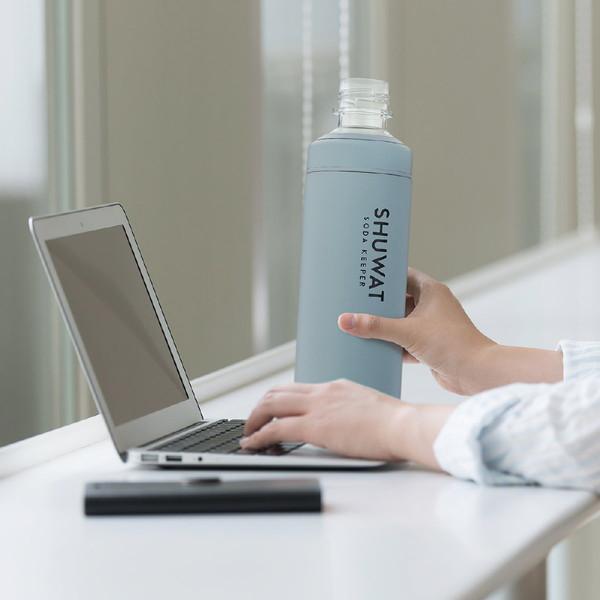 ATLUS(アトラス) ソーダキーパー 炭酸飲料対応ステンレスボトル（600ml） SHUWAT ミストブルー ASOK-700MB |  | 01