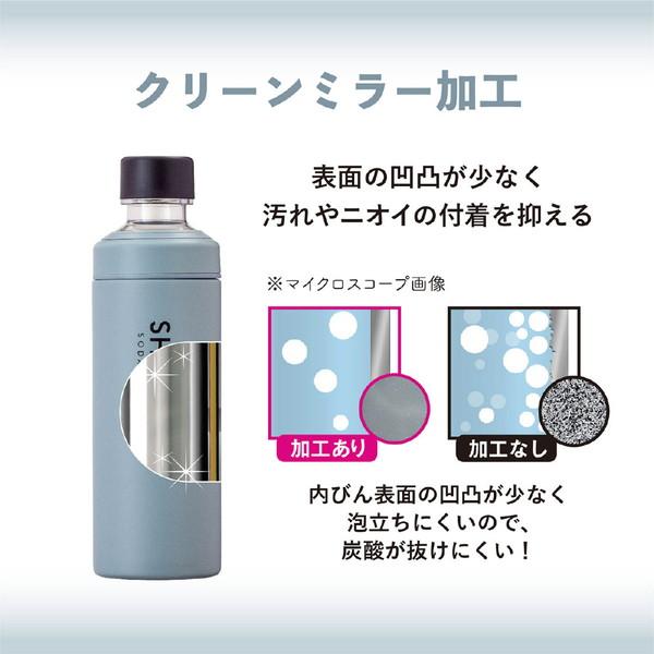 ATLUS(アトラス) ソーダキーパー 炭酸飲料対応ステンレスボトル（600ml） SHUWAT ミストブルー ASOK-700MB |  | 04