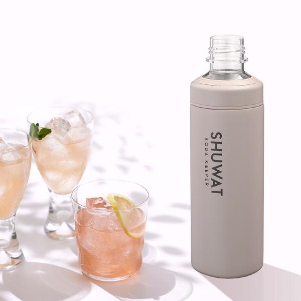 ATLUS(アトラス) ソーダキーパー 炭酸飲料対応ステンレスボトル（600ml） SHUWAT ウォームグレー ASOK-700WG |  | 01