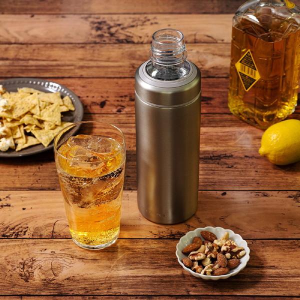 ATLUS(アトラス) ソーダキーパー 炭酸飲料対応ステンレスボトル（600ml） SHUWAT シルバー ASOK-700SV |  | 01