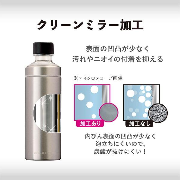 ATLUS(アトラス) ソーダキーパー 炭酸飲料対応ステンレスボトル（600ml） SHUWAT シルバー ASOK-700SV |  | 03