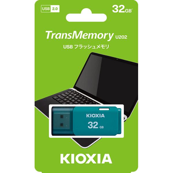 KIOXIA USBメモリ TransMemory U202(Mac/Windows11対応) ライトブルー KUC-2A032GL ［32GB /USB TypeA /USB2.0 /キャップ式］ |  | 02