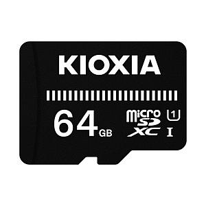 KIOXIA microSDXCカード EXCERIA BASIC（エクセリアベーシック）  KMUB-A064G ［Class10 /64GB］ | 