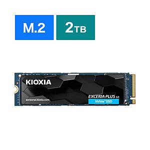 KIOXIA 内蔵SSD PCI-Express接続 EXCERIA PLUS G3  SSD-CK2.0N4PLG3J ［2TB /M.2］ [振込不可][代引不可] | 