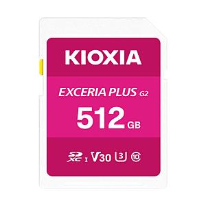 KIOXIA SDXCカード EXCERIA PLUS（エクセリアプラス） ピンク KSDH-B512G ［Class10 /512GB］ | 