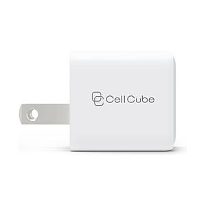 Cell Cube　折り畳み式プラグAC充電器　30W/PD　【極小】CC-AC06 Cell Cube　（セルキューブ） ホワイト CC-AC06 ［1ポート /USB Power Delivery対応］ 【852】 | 