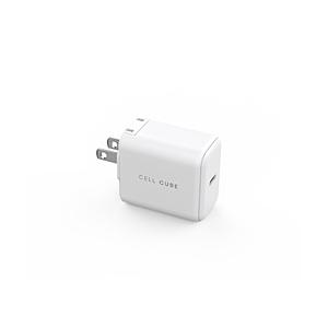ファンマックスジャパン CellCube 折り畳み式プラグ 急速充電45W/PD×1ポート  白 CCAC11-WH ［1ポート /USB Power Delivery対応］ | 