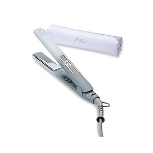 サロンムーン ミラーダブルイオン ミニストレートヘアアイロン  ムーングレー SLM110 ［交流（コード）式］ | 