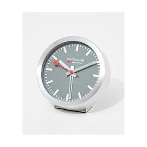 MONDAINE MONDAINE モンディーン 置き時計 アラーム テーブルクロック 12.5cm  グッドグレー A997.MCAL.86SBV.2 | 