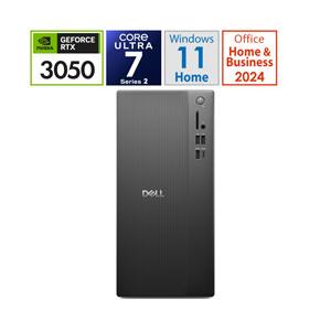 DAD70-FNHBC デスクトップパソコン  ブラック ［モニター無し /Windows11 Home /intel Core Ultra 7 /メモリ：16GB /SSD：1TB /Office HomeandBusiness /2025… | DELL