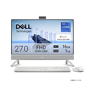 DELL(デル) AD69-FNHBC デスクトップパソコン  パールホワイト ［27型 /Windows11 Home /intel Core i7 /メモリ：16GB /SSD：1TB /2025年夏モデル］ | DELL
