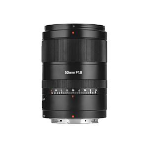 七工匠 カメラレンズ 7Artisans 50mm F1.8 AF フルサイズ ニコンZマウント  ブラック 5018ZB-AF ［ニコンZ /単焦点レンズ］ [代引不可] | 