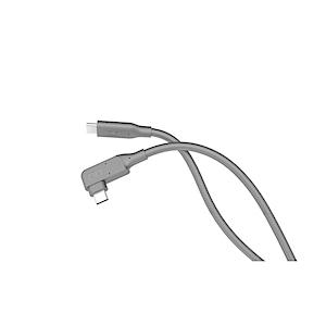 CIO USB-C ⇔ USB-Cケーブル [映像 /充電 /転送 /1.0m /4K /PD240W /USB4.0(20Gbps)] L型 ブラック CIO-SLL240W-CC1-BK ［USB-C ⇔ USB-C /4K］ | 