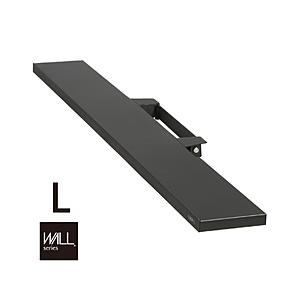 ナカムラ M05000243 壁寄せテレビスタンド V4・PRO対応 サウンドバー棚板 Lサイズ WALL ウォール サテンブラック | 