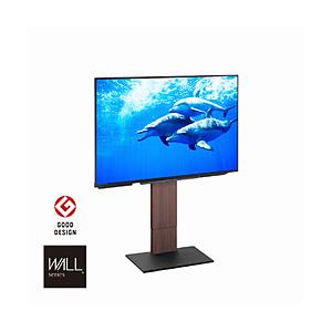 ナカムラ 32〜60V型対応 テレビスタンド WALL V2 ロータイプ ウォールナット WLTVA5238 | 