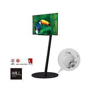 ナカムラ 24〜55V型対応 テレビスタンド WALL A2 ハイタイプ サテンブラック WLTVL5119 【864】 | 
