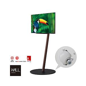 ナカムラ 24〜55V型対応 テレビスタンド WALL A2 ハイタイプ ウォールナット WLTVL5238 | 