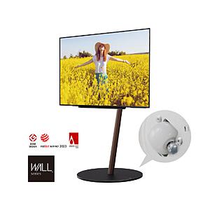 ナカムラ 45〜80V型対応 テレビスタンド WALL A2 ラージタイプ ウォールナット WLTVL6238 | 