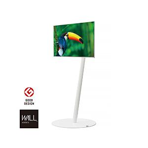 ナカムラ 24〜55V型対応 テレビスタンド WALL  A2 フラットベース ハイタイプ サテンホワイト WLTVL5111F 【お届け日時指定不可】 | 