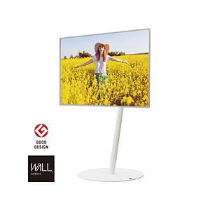 ナカムラ 45〜80V型対応 テレビスタンド WALL A2 フラットベース ラージタイプ サテンホワイト WLTVL6111F 【お届け日時指定不可】 | 