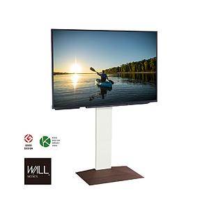 ナカムラ 32〜80V型対応 テレビスタンド WALL V3 ハイタイプ ウォールナットベース WLTVB6W38 | 