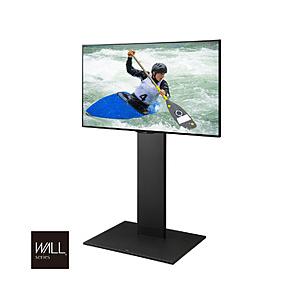 ナカムラ 32〜60V型対応 キャスター付きテレビスタンド WALL V2 ハイタイプ サテンブラック WLTVN6119 | 