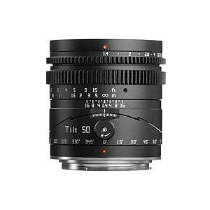 銘鏡光学 銘匠光学 TTArtisan Tilt 50mm f/1.4　キヤノンRF TTArtisan  Tilt-RF50mmf/1.4 ［キヤノンRF /単焦点レンズ］ | 