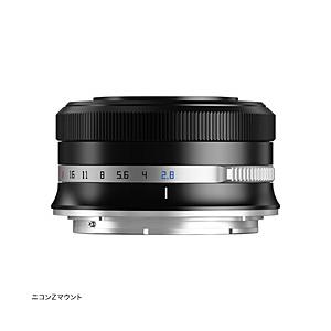銘鏡光学 銘匠光学 TTArtisan AF 27mm f/2.8 (ニコンZマウント・APS-C) (ブラック) [代引不可] | 