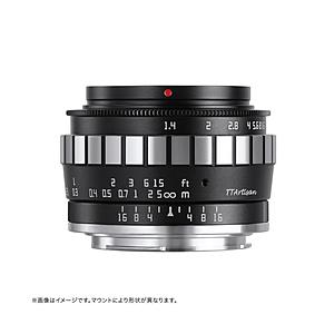銘鏡光学 銘匠光学 TTArtisan 23mm f/1.4 C  23mm f/1.4C E(BS)　APS-C TTArtisan ブラックｘシルバー 23mmf/1.4CE(BS) ［ソニーE /単焦点レンズ］ | 