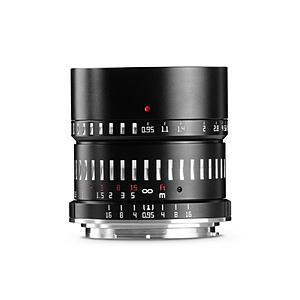 銘鏡光学 銘匠光学 TTArtisan 50mm f/0.95C L(BS)　APS-C TTArtisan ブラック×シルバー 50mmf/0.95CL(BS) ［ライカL /単焦点レンズ］ [代引不可] | 
