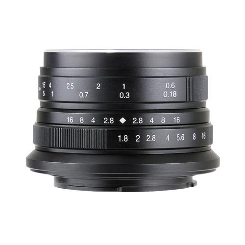 七工匠 7artisans 25mm F1.8 25M43B ブラック [マイクロフォーサーズ] 広角レンズ(MFレンズ) [代引不可] | 