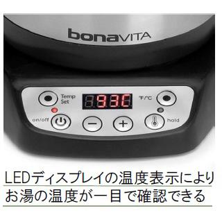 BONAVITA bonaVITA 1グースネック電気湯沸（1度単位設定）ケトル 日本仕様モデル 29602-J｜y-sofmap｜12