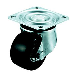 ユーエイキャスター ユーエイ　プレート式キャスター自在車７５径強化ナイロン車輪 SUS-HG-75GNB