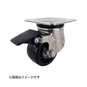 ユーエイキャスター ユーエイ　プレート式キャスター自在車Ｓ付６５径強化ナイロン車輪   SUS-HG-65GNBS | 