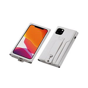 DEFF iPhone 11 Pro Max 6.5インチ 用 高級PUレザーケース＜Clings＞ ホワイト DCS-IPC19LPUWH 【864】 | 