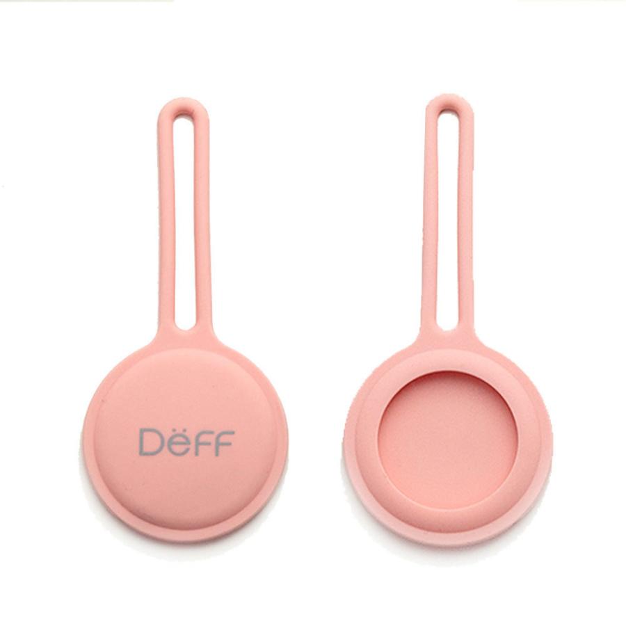DEFF AirTag用シリコーン製ストラップ 「STRAP for AirTag」（1個入）  ピーチピンク DCS-ATSS21PK 【864】 |  | 01