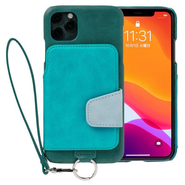トーモ RAKUNI Soft Leather Case for iPhone 11 Pro Max rak-19ipl-pgrn レイクグリーン |  | 01