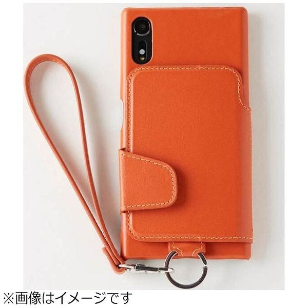トーモ Xperia XZs / Xperia XZ用　RAKUNI Leather Case with Strap　ブリックオレンジ　RAK-XpXZs-bko 【864】 [振込不可] |  | 01