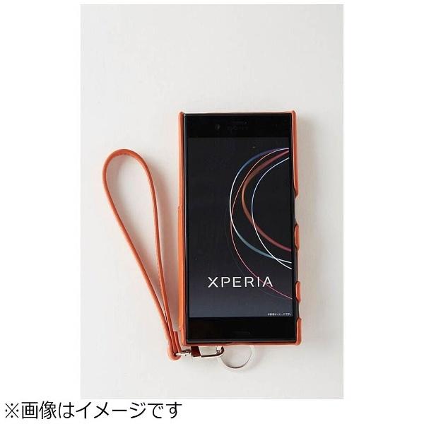 トーモ Xperia XZs / Xperia XZ用　RAKUNI Leather Case with Strap　ブリックオレンジ　RAK-XpXZs-bko 【864】 [振込不可] |  | 02