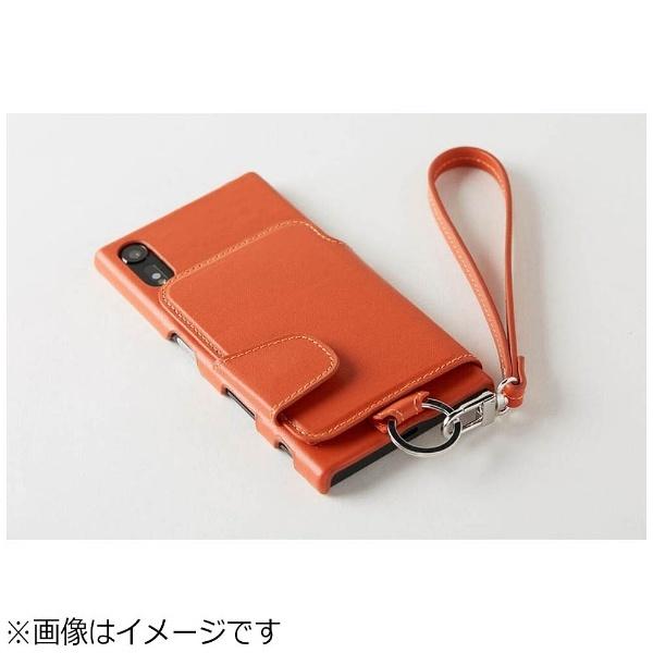 トーモ Xperia XZs / Xperia XZ用　RAKUNI Leather Case with Strap　ブリックオレンジ　RAK-XpXZs-bko 【864】 [振込不可] |  | 03