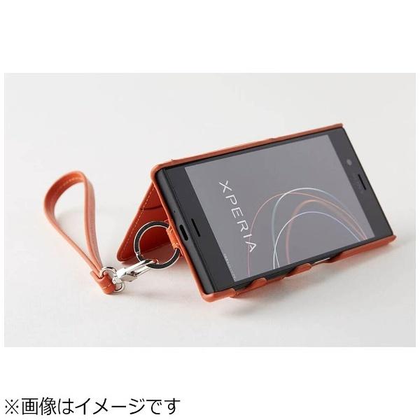 トーモ Xperia XZs / Xperia XZ用　RAKUNI Leather Case with Strap　ブリックオレンジ　RAK-XpXZs-bko 【864】 [振込不可] |  | 05