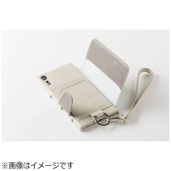 トーモ Xperia XZs / Xperia XZ用　RAKUNI Leather Case with Strap　ストーン　RAK-XpXZs-stn 【864】 |  | 04