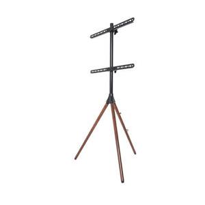 JAPANNEXT モニタースタンド [1画面 /32〜65インチ] トライレッグ 三脚式   JN-3265-TRIWOOD 【864】 | 