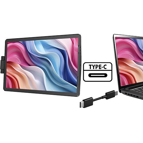 JAPANNEXT USB-C接続 モバイルモニター PC装着型 JN-MDO-IPS140FHD