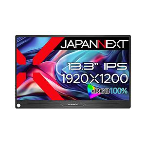 JAPANNEXT USB-C接続 ゲーミングモニター モバイルモニター  JN-MD-IPS133WUXGAR ［13.3型 /WUXGA(1920×1200） /ワイド］ | 