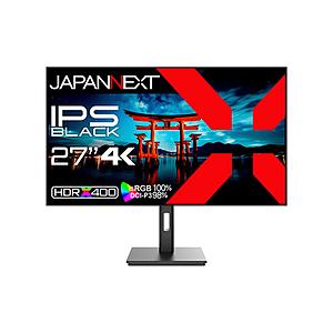 JAPANNEXT PCモニター   JN-272IPSB4FLUHDR ［27型 /4K(3840×2160） /ワイド /60Hz］ | 