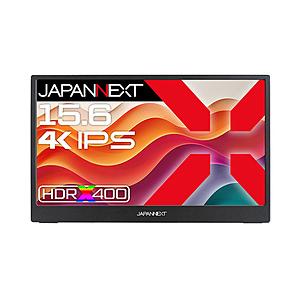 JAPANNEXT USB-C接続 モバイルモニター   JN-MD-IPS156U ［15.6型 /4K(3840×2160） /ワイド］ | 