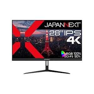 JAPANNEXT PCモニター   JN-IPS28U ［28型 /4K(3840×2160） /ワイド /75Hz］ | 