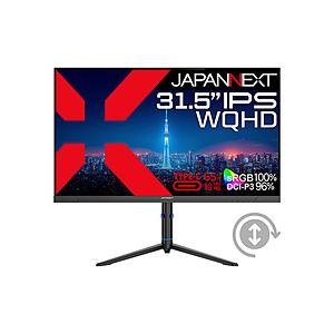JAPANNEXT USB-C接続 PCモニター   JN-IPS315Q-HSPC6 ［31.5型 /WQHD(2560×1440） /ワイド］ | 